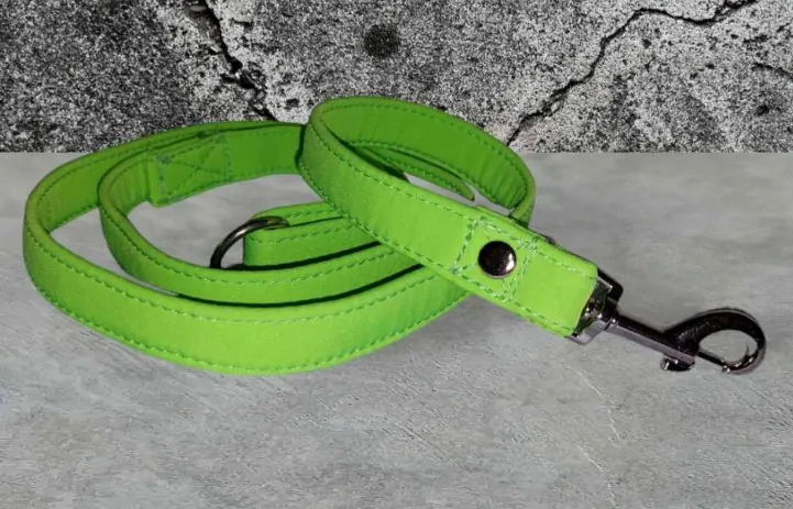 Vodítko celosoftshell - neon zelená 110cm/20mm