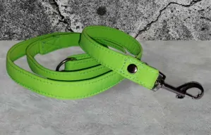 Vodítko celosoftshell - neon zelená 110cm/20mm
