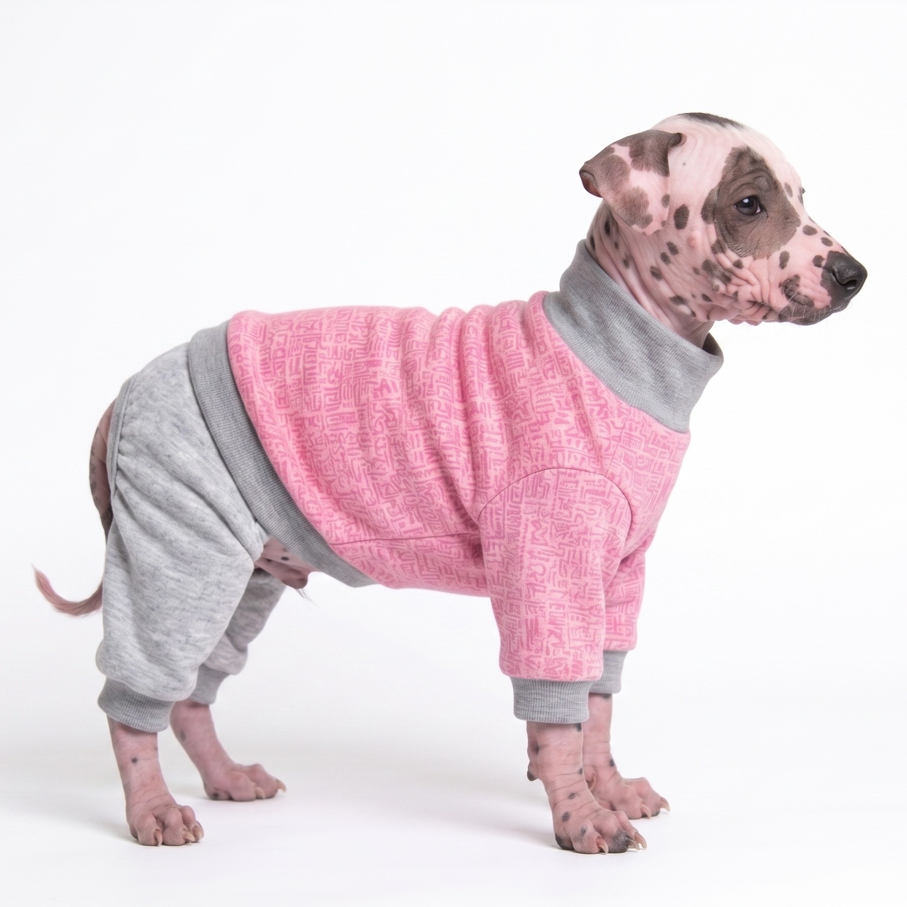 Overal kalhotkový Růžový jeans - 28/44