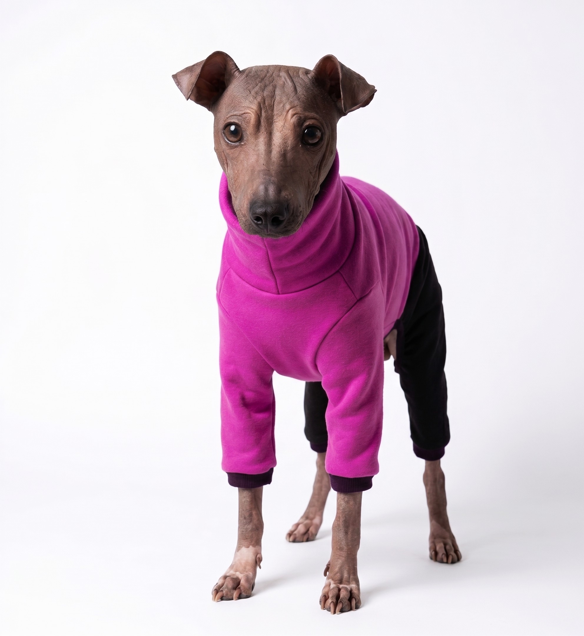 Overal Warmkeeper kalhotkový- magenta s černou