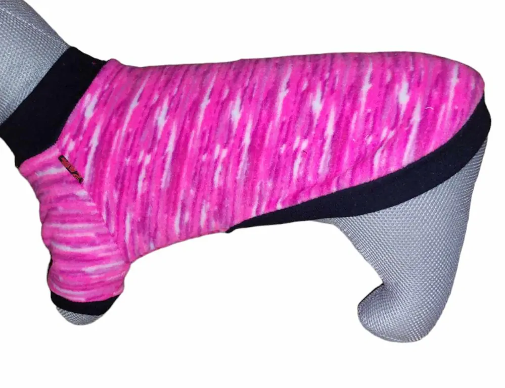 Mikina růžová z polar fleecu 25/36