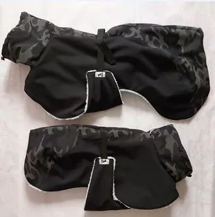 Bunda zimní s límcem - reflexní maskáč