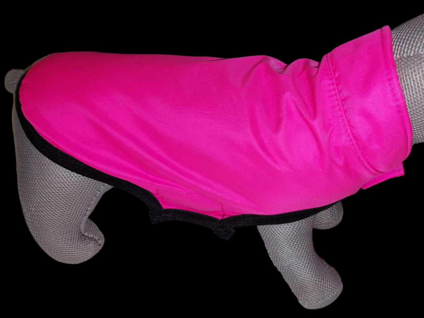 Softshellová neon růžová bunda vel.22/max.35cm