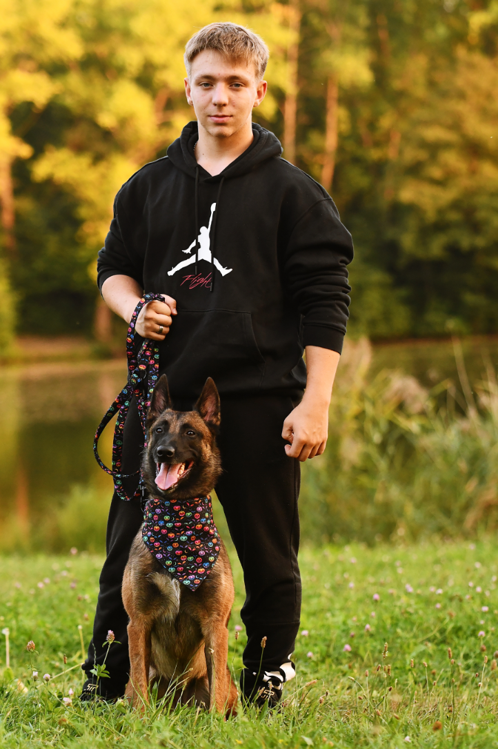Šátek na obojek Veselé dýně