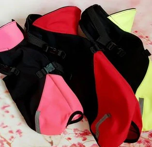 Zimní softshellová bunda - neon růžová černá