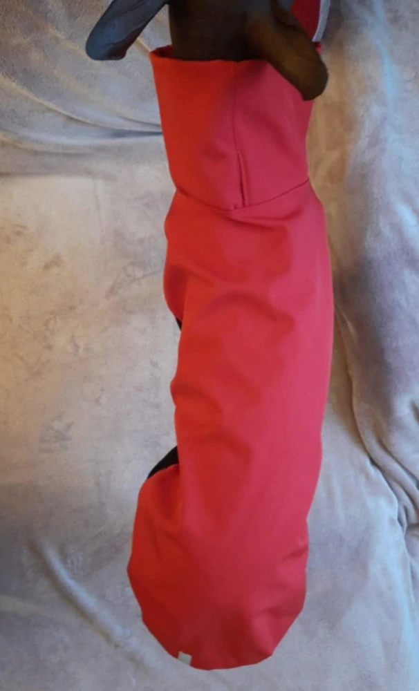 Bunda softshellová vestová červená