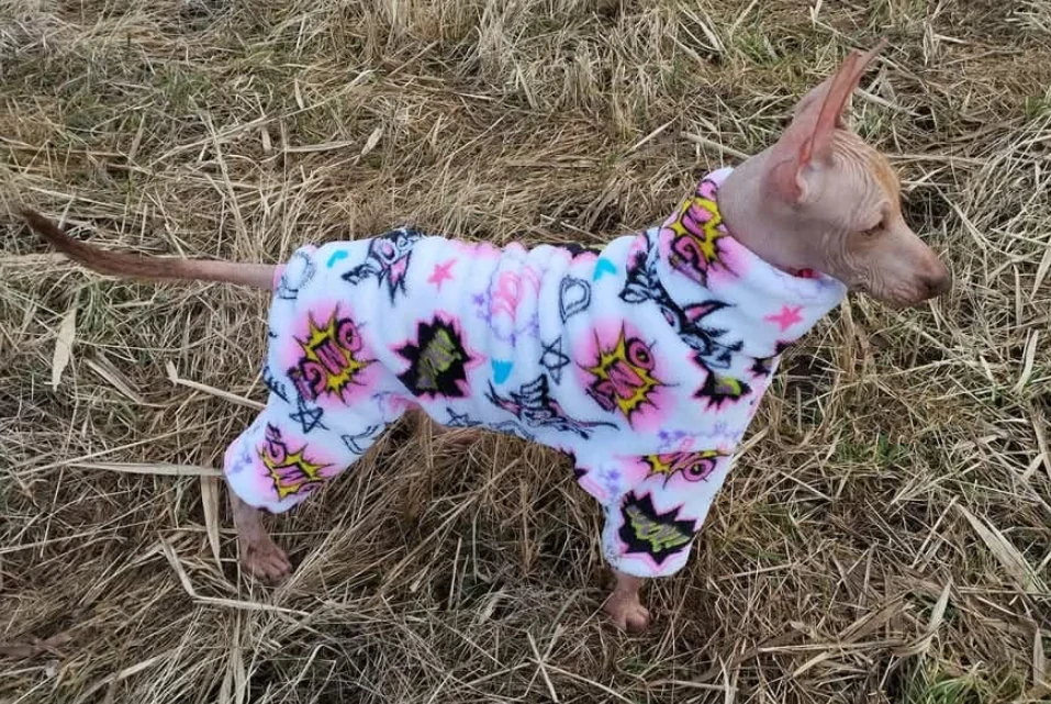 Mikina grafity na bílé- coral fleece 25/36