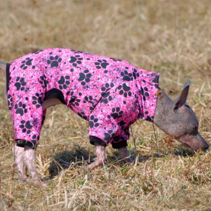 Overal Tlapky na růžovém melíru