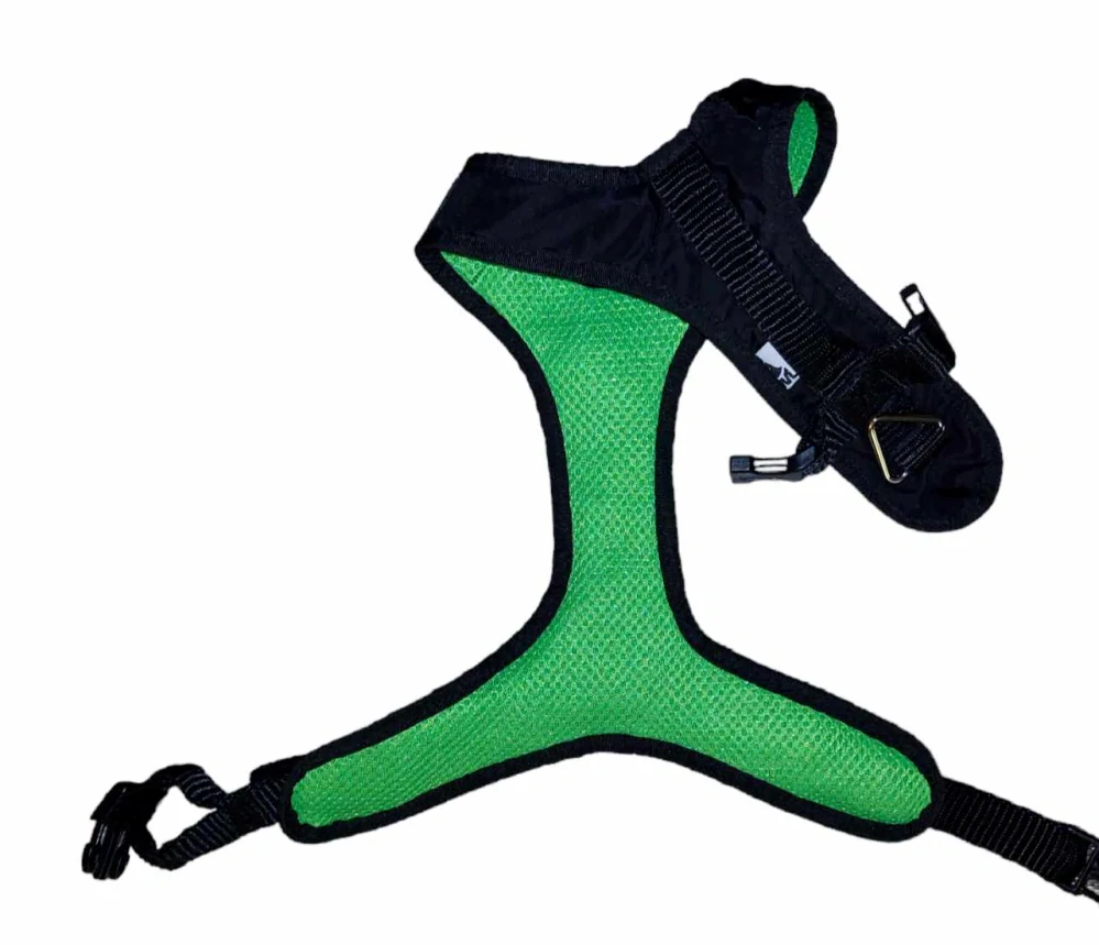 Celotělový postroj černý s 3D pěnou
